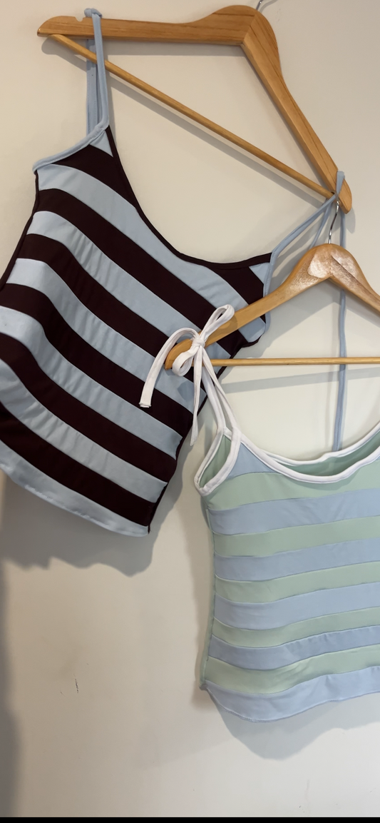 Striped Scrap Cami